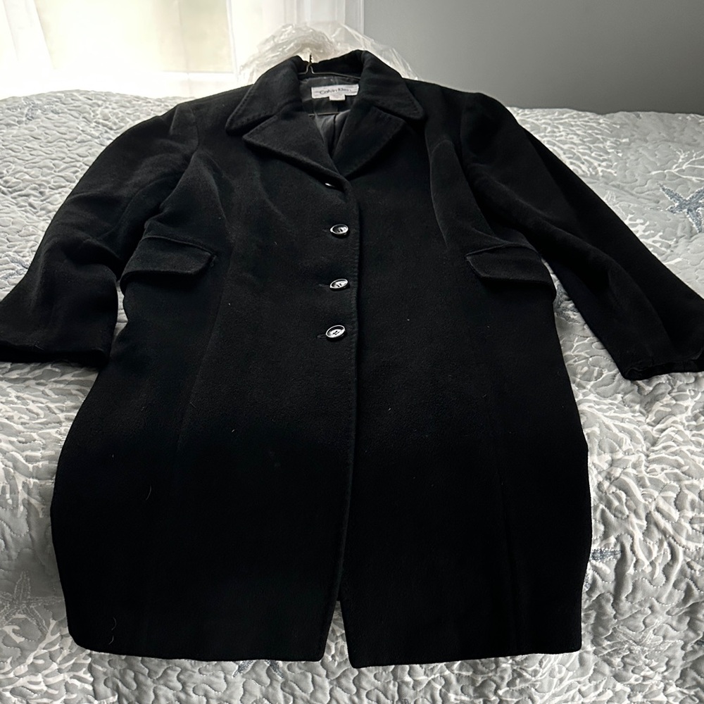 Calvin Klein Black Trench Coat